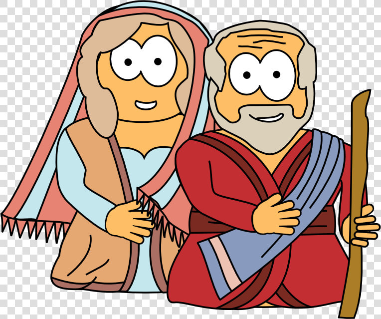 Transparent Book Binding Png   Abraham And Sarah Clipart  Png DownloadTransparent PNG