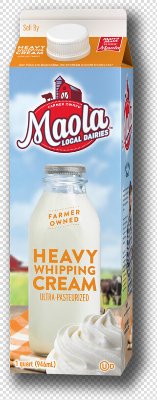 Maola Heavy Whipping Cream Quart  HD Png DownloadTransparent PNG