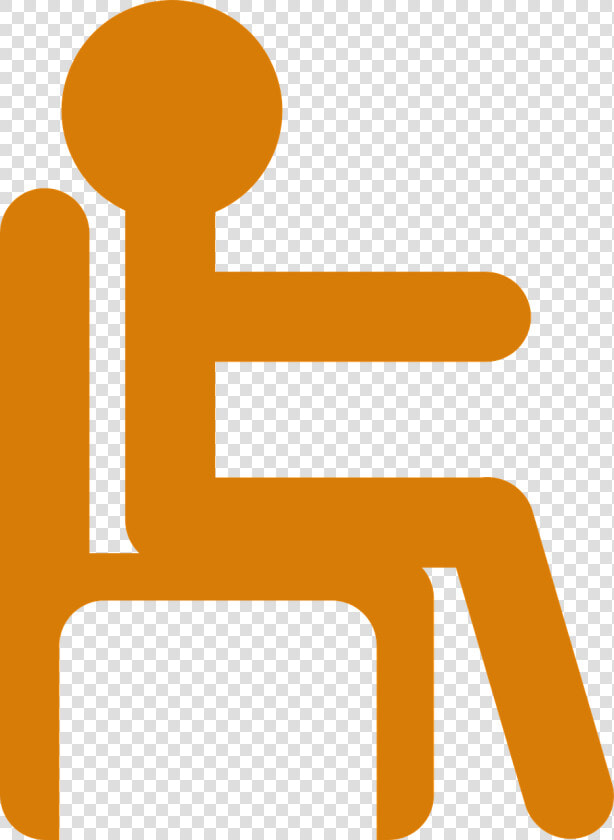 Stickman Sitting In Chair  HD Png DownloadTransparent PNG