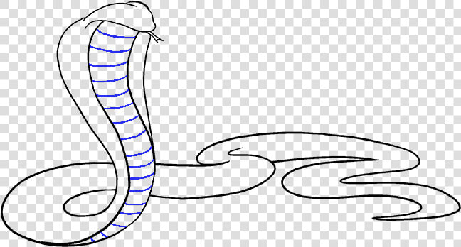 How To Draw Cobra   King Cobra Drawing Easy  HD Png DownloadTransparent PNG