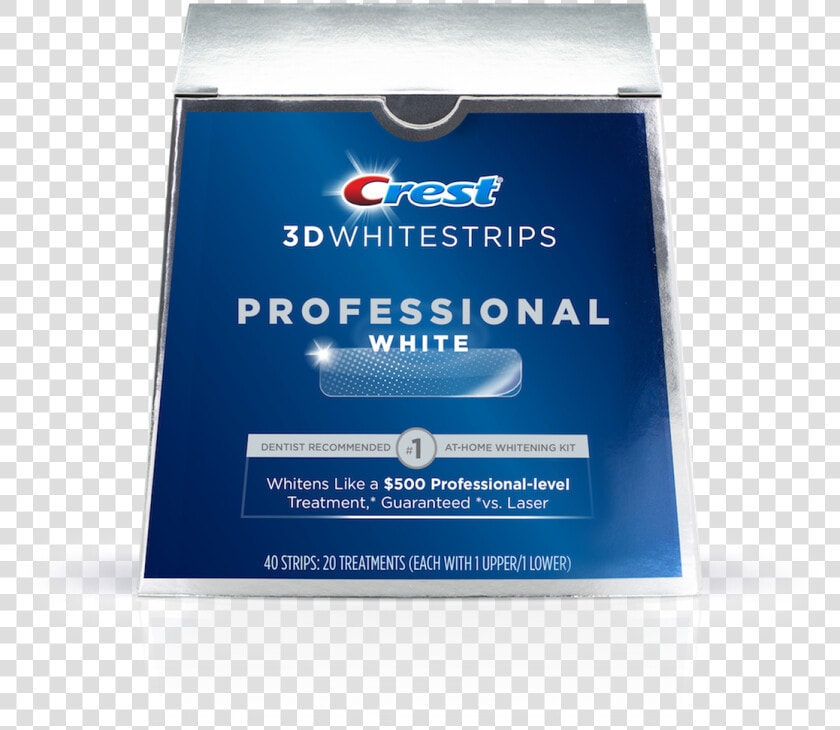 Crest 3d Whitestrips Professional White   Box  HD Png DownloadTransparent PNG