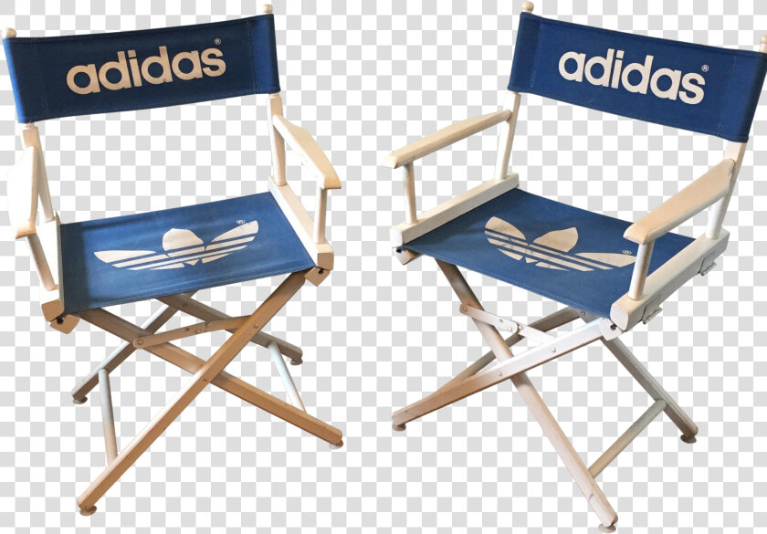 1980 S Adidas Trefoil Logo Director S Chairs   Adidas Chair  HD Png DownloadTransparent PNG