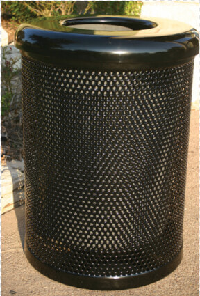 32 Gallon Trash Receptacle   Mesh  HD Png DownloadTransparent PNG