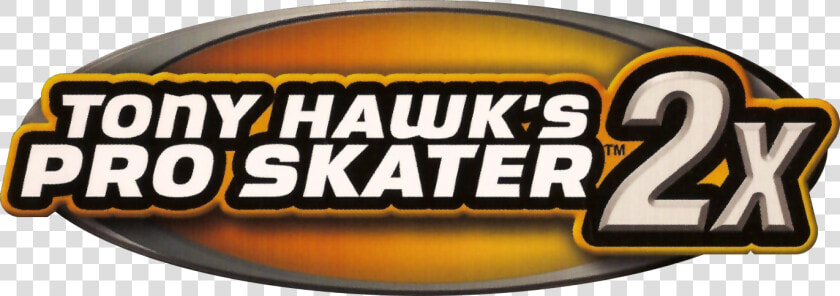 Tony Hawk S Pro Skater 2x Logo   Tony Hawk Pro Skater 3  HD Png DownloadTransparent PNG