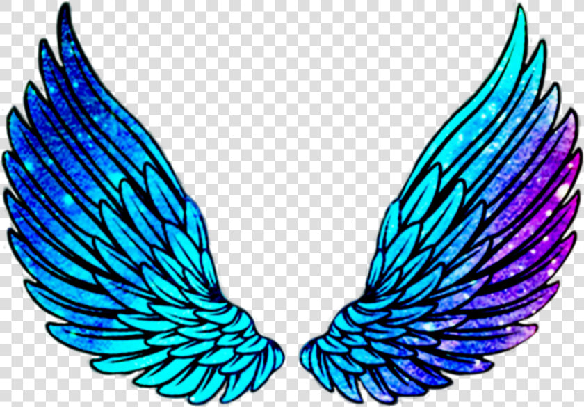 Clip Art Anjo Neon Beautiful Freetoedit   Asas De Anjo Png  Transparent PngTransparent PNG