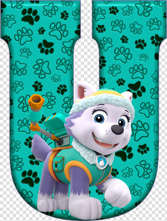  ✿  ✿ u ✿  ✿ de Alfabeto Decorativo   Letter Paw Patrol Alphabet  HD Png DownloadTransparent PNG