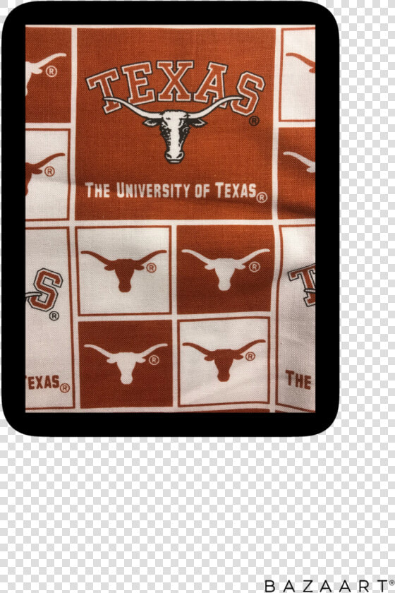 Ncaa Cotton Texas Longhorns Allover Fab   Png Download   Texas Longhorn  Transparent PngTransparent PNG