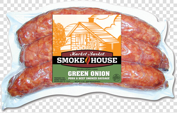 Green Onion Pork And Beef Smoked Sausage   Sausage Pork And Beef  HD Png DownloadTransparent PNG