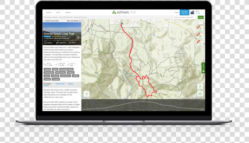 Trail Details Page   Alltrails  HD Png DownloadTransparent PNG