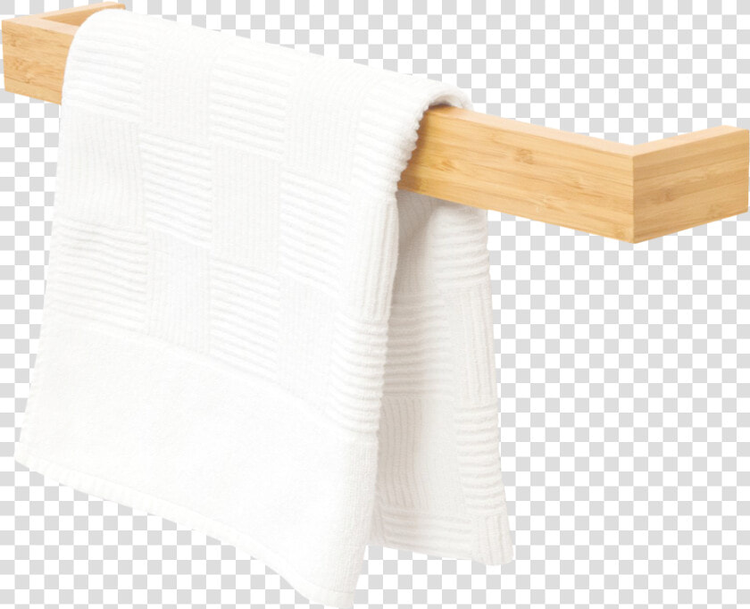 Slimline Hand Towel Rail Long Bamboo   Wool  HD Png DownloadTransparent PNG