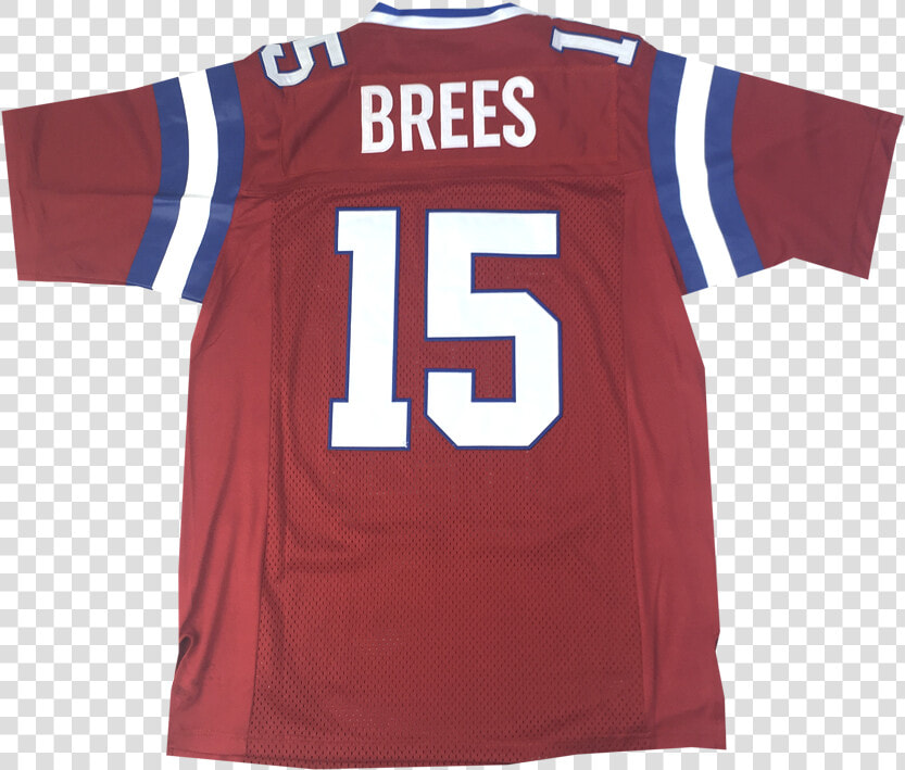 Drew Brees Red High School Basketball Jersey   American Football  HD Png DownloadTransparent PNG