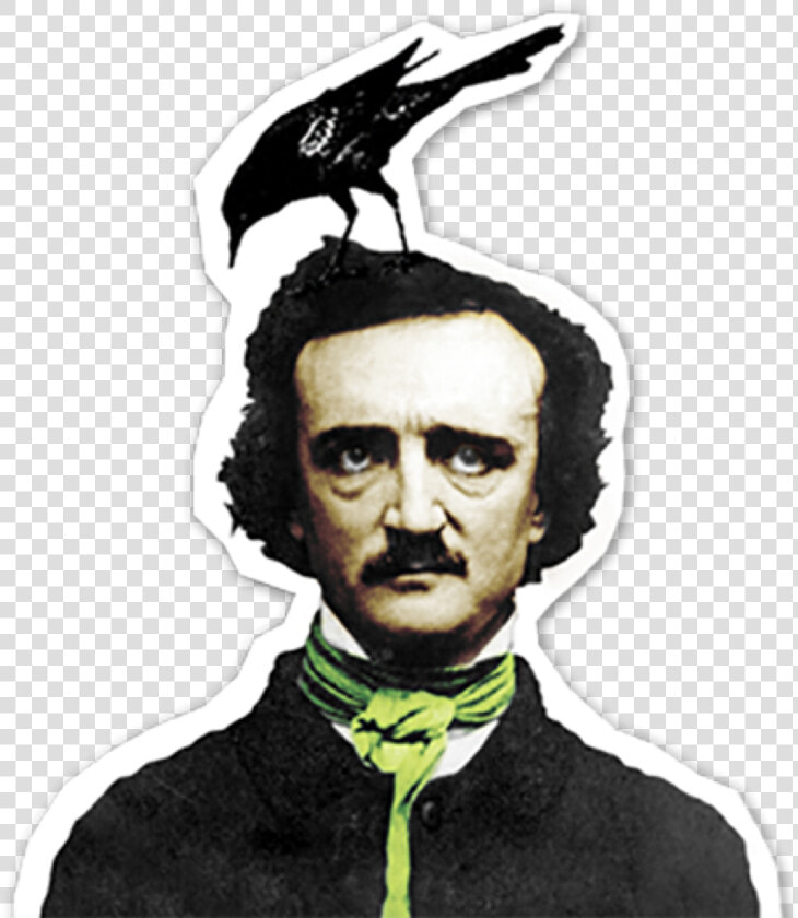  edgarallanpoe  raven  ftestickers freetoedit   Edgar Allan Poe  HD Png DownloadTransparent PNG