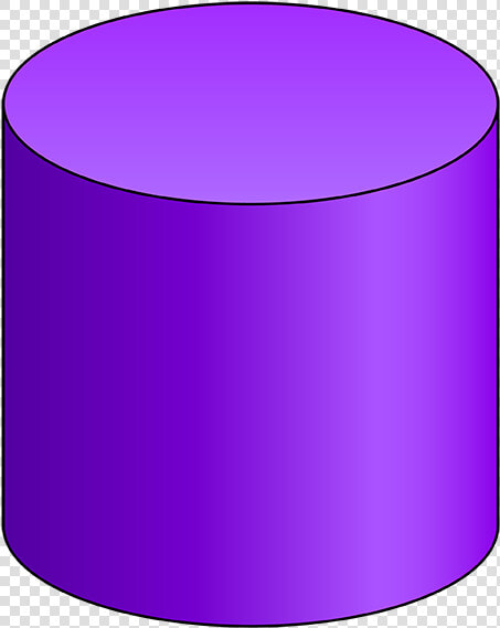 3d Shape Cylinder Clipart  HD Png DownloadTransparent PNG