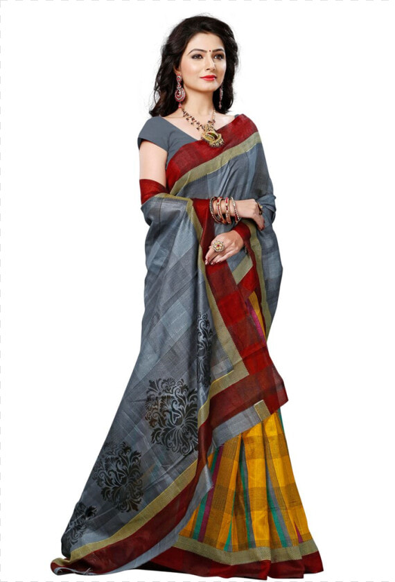 Saree Model Png   Fancy Saree Hd Png  Transparent PngTransparent PNG