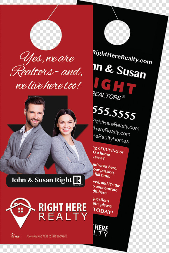 Door Hangers For Realtors   Png Download   Flyer  Transparent PngTransparent PNG