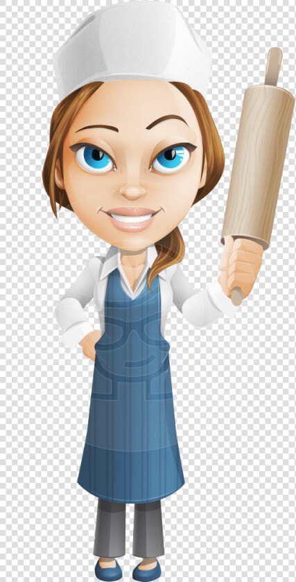 Vector Chef Woman Character   Chef Cartoon Character Female Master Cartoon  HD Png DownloadTransparent PNG