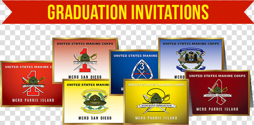 Graduation Invites   Marine Graduation Invitations  HD Png DownloadTransparent PNG