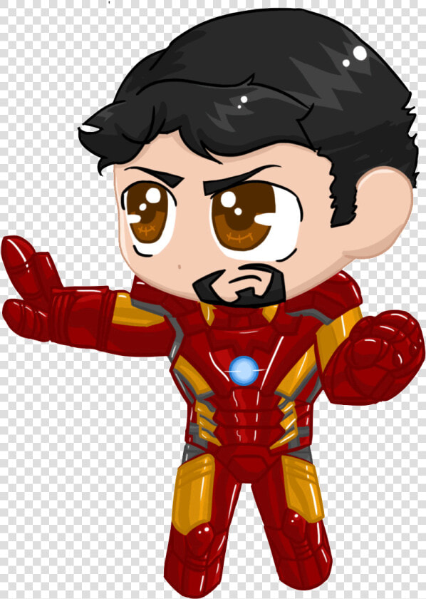 Iron Man Cartoon   Iron Man Cartoon Chibi  HD Png DownloadTransparent PNG