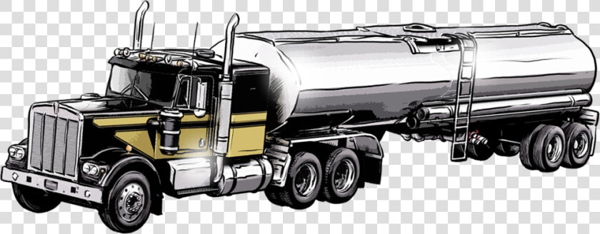 Cars4 0006 Kenworth tanker   Trailer Truck  HD Png DownloadTransparent PNG