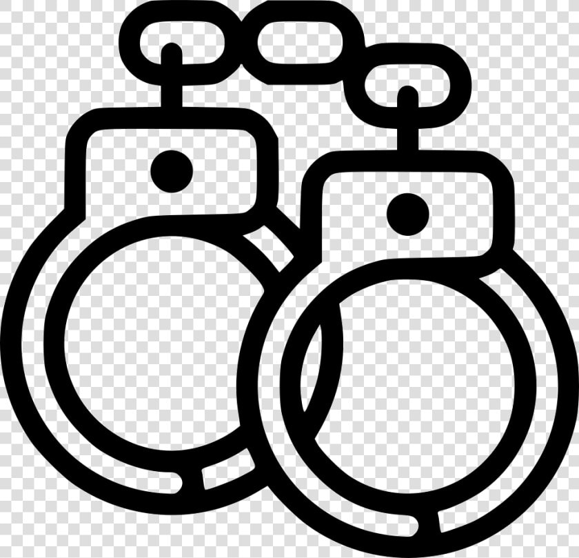 Handcuffs Shackles Restraints   Icon  HD Png DownloadTransparent PNG