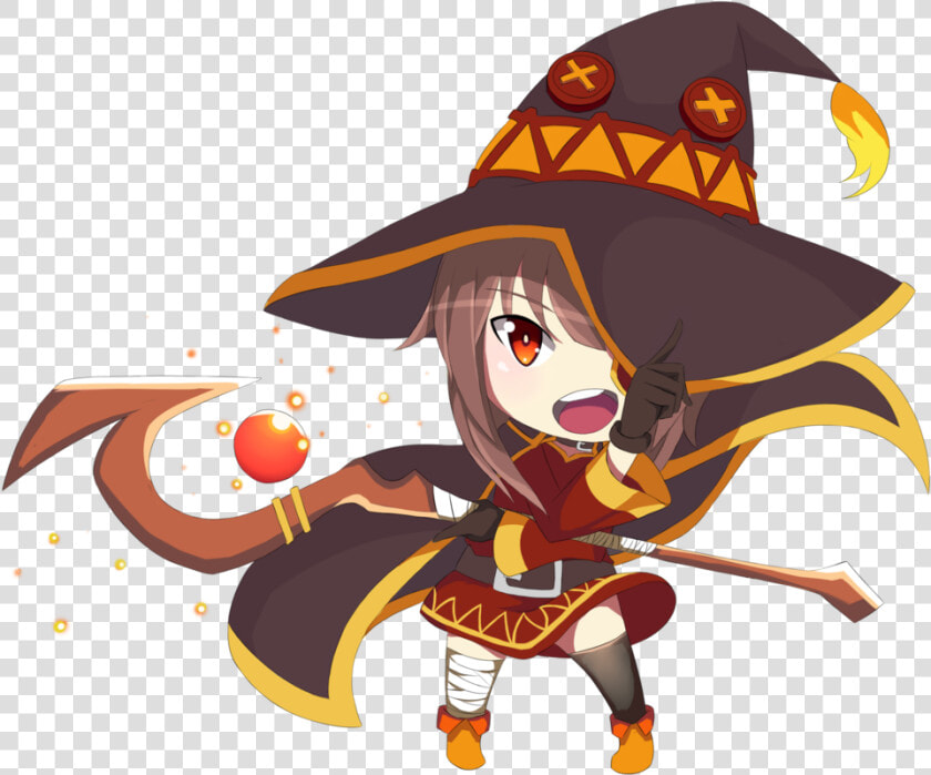 Konosuba Megumin Chibi Png  Transparent PngTransparent PNG