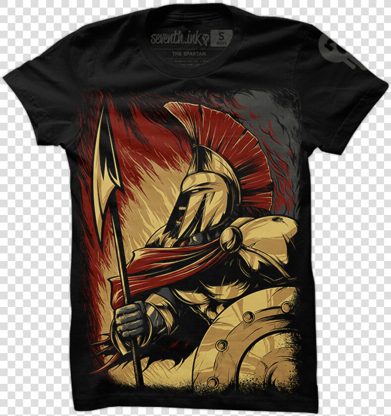 The Spartan By Seventh   T shirt  HD Png DownloadTransparent PNG