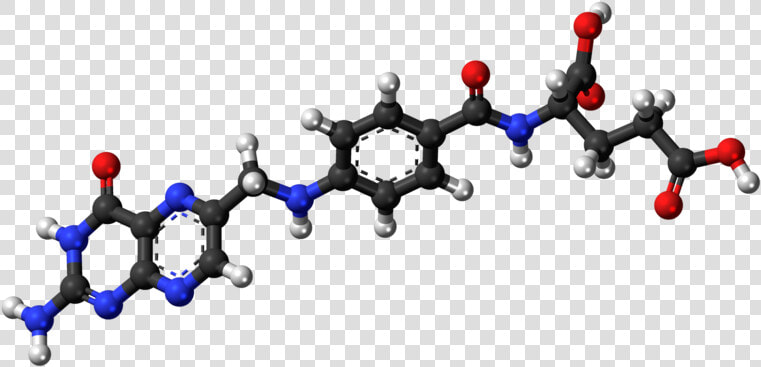 Folic Acid 3d Structure  HD Png DownloadTransparent PNG