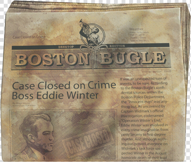 Fallout 4 Boston Bugle  HD Png DownloadTransparent PNG