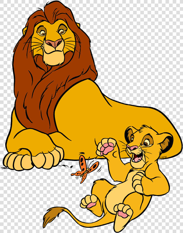 Simba And Mufasa Clipart  HD Png DownloadTransparent PNG