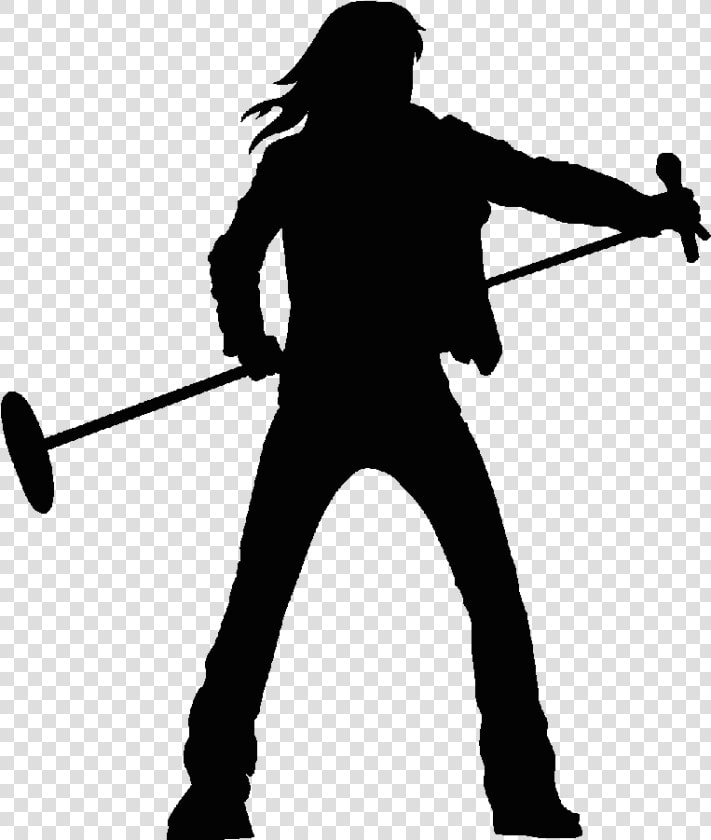 Transparent Musician Silhouette Png   Rock Singer Png  Png DownloadTransparent PNG