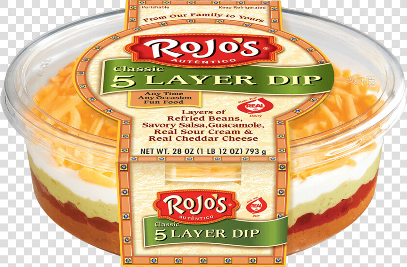 Rojo S® Layer Dip   Rojos 5 Layer Dip  HD Png DownloadTransparent PNG