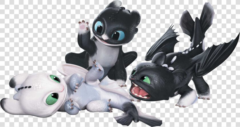 Toothless And Light Fury Babies  HD Png DownloadTransparent PNG