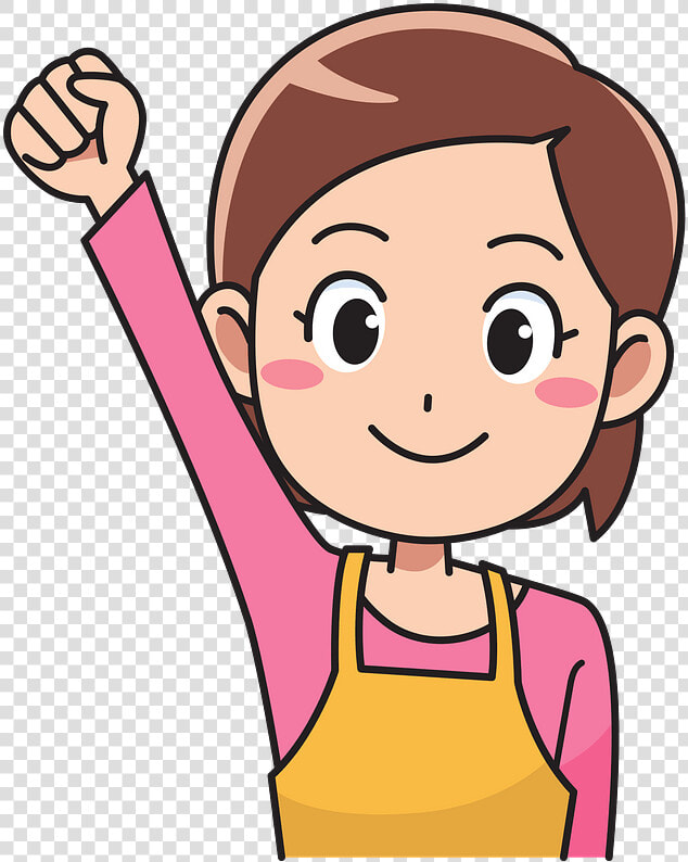 Happy Housewife   Office Worker Office Cartoon  HD Png DownloadTransparent PNG