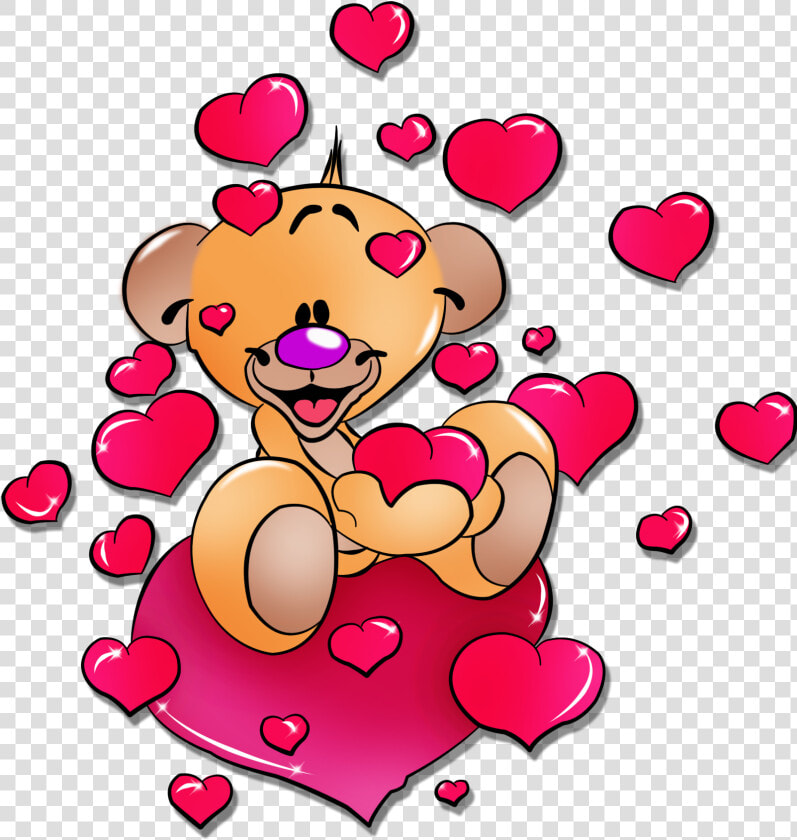 Osos Con Corazones Png  Transparent PngTransparent PNG