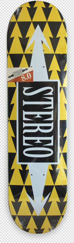 Transparent Yellow Arrow Png   Stereo Skateboards  Png DownloadTransparent PNG