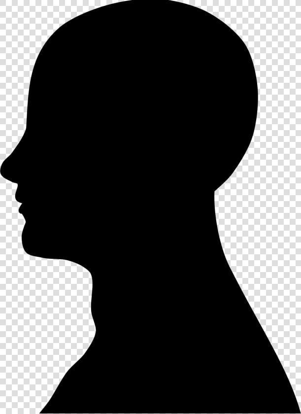 Vector Graphics Clip Art Illustration Silhouette Man   Male Head Profile Silhouette  HD Png DownloadTransparent PNG