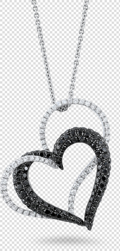 Heart Locket Png Transparent Image   Hart Hanger Diamant Pave  Png DownloadTransparent PNG