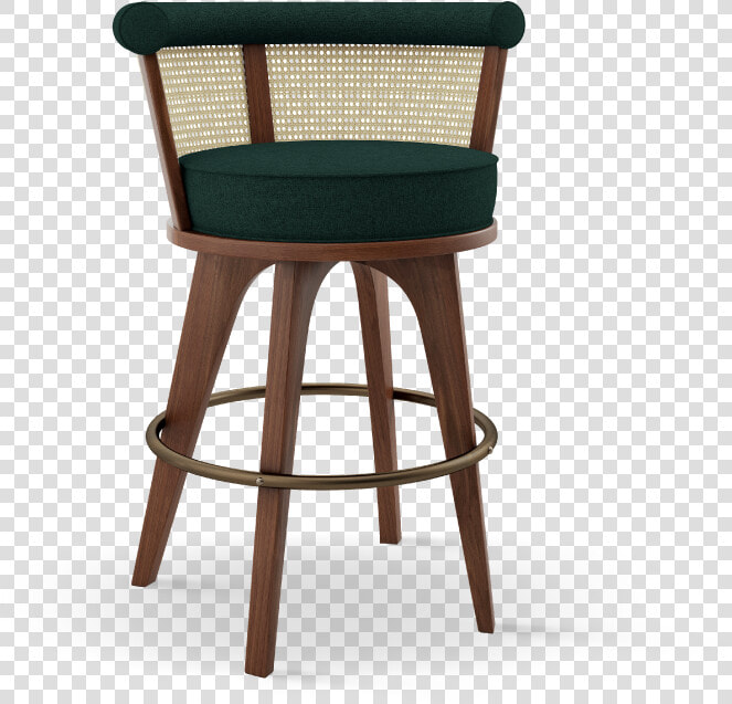 George Bar Chair Handcrafted In Walnut Wood  Ratan   George Bar Chair  HD Png DownloadTransparent PNG