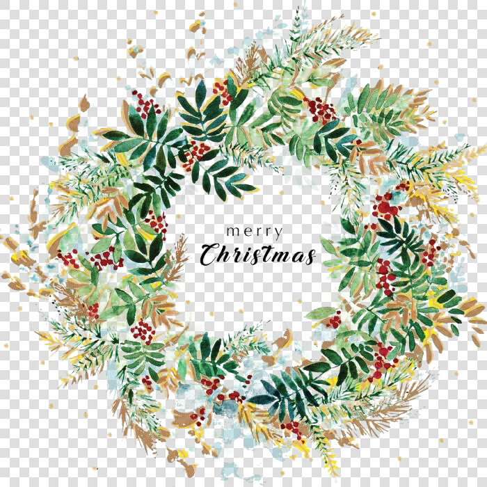 Christmas Wreath Png Background Image   Christmas Garland Background Png  Transparent PngTransparent PNG