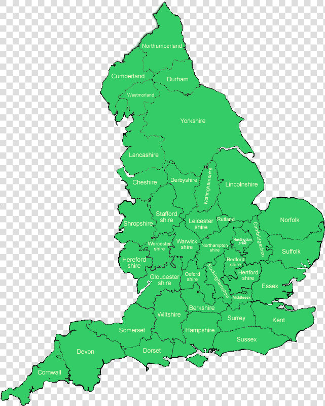 Historic Counties   Map Yorkshire And Humber  HD Png DownloadTransparent PNG