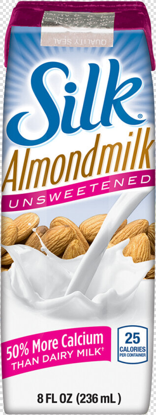 Silk Almond Milk Unsweetened   Silk Soy Milk  HD Png DownloadTransparent PNG