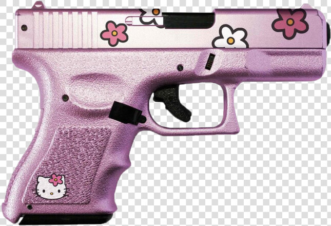 Clip Art De Fuego La Pistola   Hello Kitty Glock  HD Png DownloadTransparent PNG