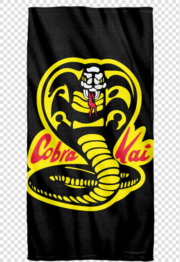 Karate Kid Cobra Kai Towel   Cobra Kai Beach Towel  HD Png DownloadTransparent PNG