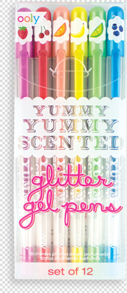 Yummy Yummy Scented Colored Glitter Gel Pens Data   New Yummy Yummy Scented Glitter Gel Pens  HD Png DownloadTransparent PNG