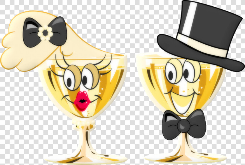 Clip Art Gentleman Transprent   Cartoon Champagne Glas Png  Transparent PngTransparent PNG