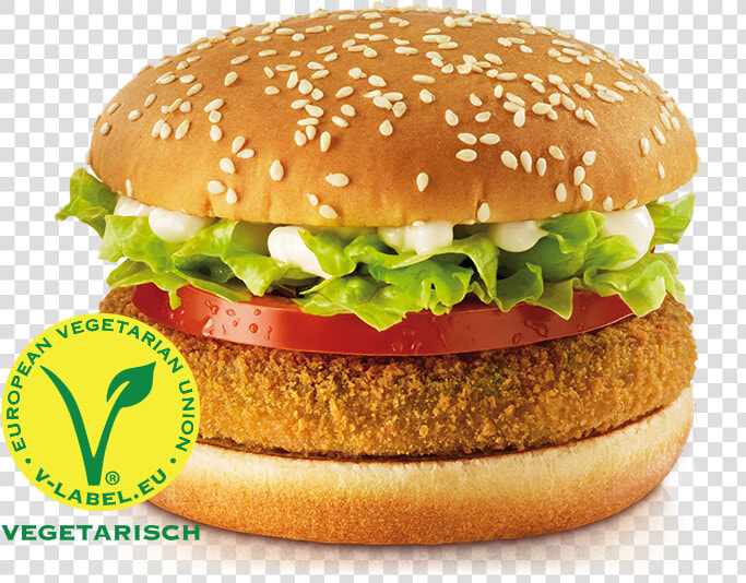 Veg Burger Png   Spicy Vegetable Deluxe Mcdonalds  Transparent PngTransparent PNG