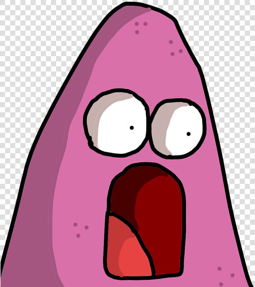 Shocked Patrick By Fnafdude   Cartoon  HD Png DownloadTransparent PNG