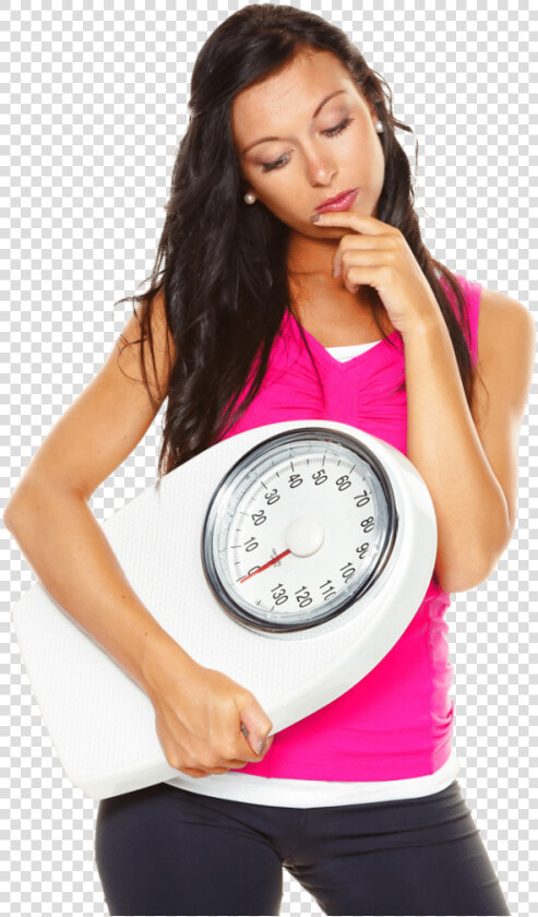 Home Girl With Scale   Woman Holding Scale Transparent  HD Png DownloadTransparent PNG