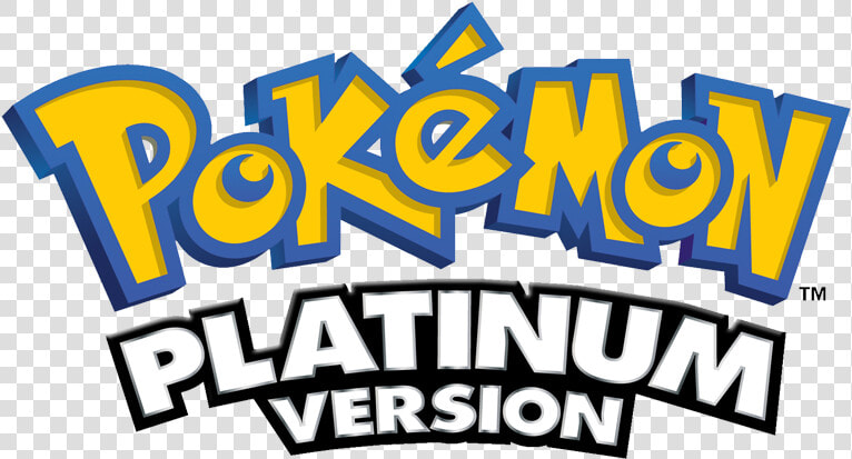 Pokemon Platinum Version Logo   Pokemon Platinum Logo Png  Transparent PngTransparent PNG