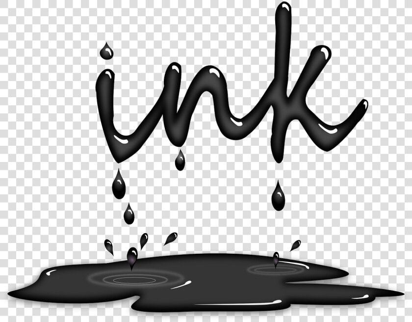 Paint Dripping Into Puddle   Ink Dripping Font  HD Png DownloadTransparent PNG